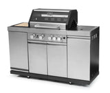 Gasgrill Triton 4.1 maxX rustfrit stål 12969 - Facelift 2023