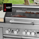 Gasgrill Triton 4.1 maxX rustfrit stål 12969 - Facelift 2023