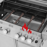 Gasgrill Triton 4.1 maxX rustfrit stål 12969 - Facelift 2023