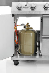 Gasgrill Triton 4.1 maxX rustfrit stål 12969 - Facelift 2023