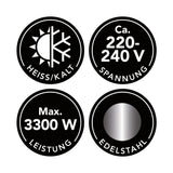 Elektrisk varmtvannskran for utekjøkken