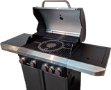 Rexon 4.1 i Rostfritt stål, vy snett framifrån med öppet lock