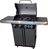 Rexon 4.1 i Rostfritt stål, vy raktframifrån med öppet lock