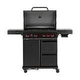 Landmann Cool Black 4.1 maxX – Sommarpaket med Stekbord, Burger Smasher och Skrapa