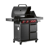 Landmann Cool Black 4.1 maxX – Sommarpaket med Stekbord, Burger Smasher och Skrapa