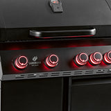 Landmann Cool Black 4.1 maxX – Sommarpaket med Stekbord, Burger Smasher och Skrapa