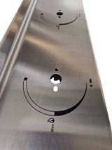 Frontpanel till Triton 4, rostfri