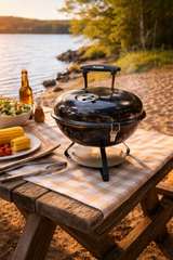 Piccolino Black Portable Charcoal Grill 31377