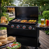 Gasgrill Triton 4.1 maxX rustfrit stål 12969 - Facelift 2023