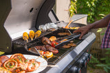 Rexon 4.1 lifestyle bild där det grillas mat på grillgallret