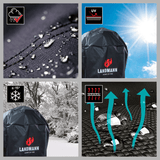 Grillin suojapeite Premium S BLACK 90x70 cm 15704-B Sopii 57" pallogrilleihin