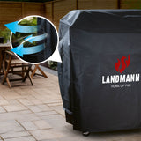 Grillöverdrag Premium L BLACK 15706-B