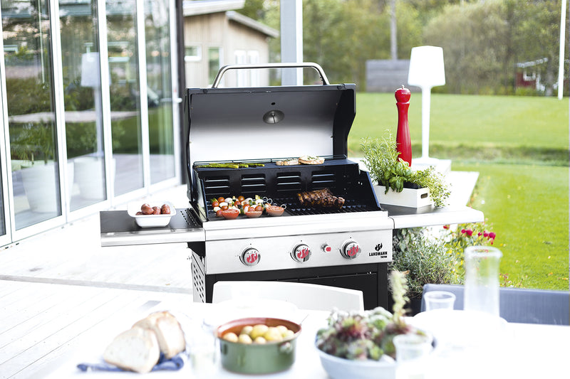 Gassgrill Triton FlexX PTS 3.0 Rustfritt stål 12936 - Ansiktsløftning