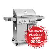 Gassgrill Triton 4.1 maxX rustfritt stål 12969 - Ansiktsløft 2023