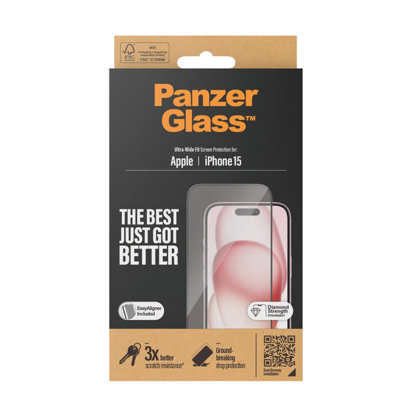 PanzerGlass Apple iPhone 15 UWF wA