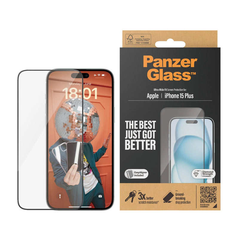 PanzerGlass Apple iPhone 15 Plus UWF wA