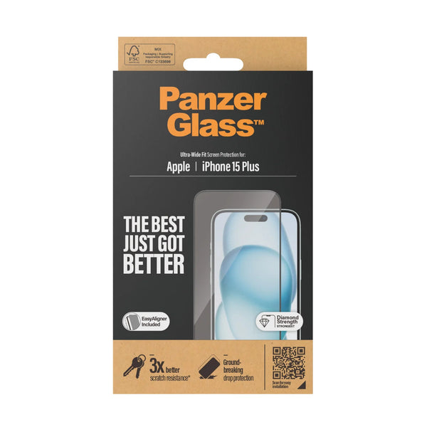 PanzerGlass Apple iPhone 15 Plus UWF wA