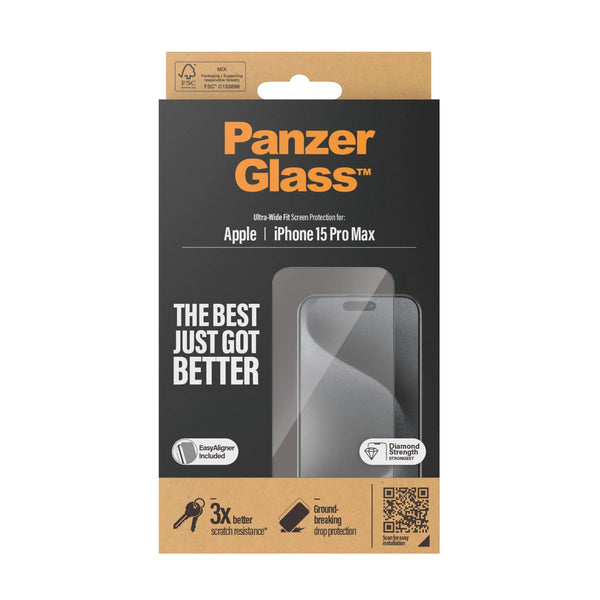 PanzerGlass Apple iPhone 15 Pro Max UWF wA