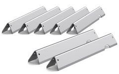 Värmereflektorer i rostfritt stål kompatibla med Weber Genesis II E-410 – 7-pack