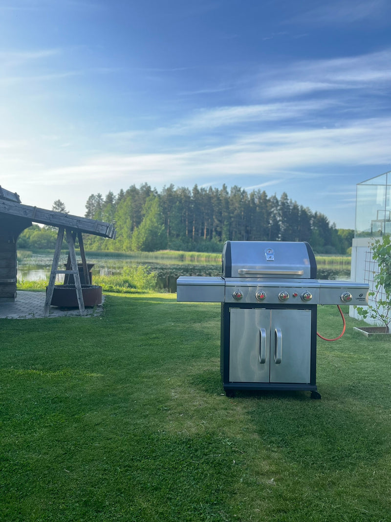 Gasgrill Triton 4.1 maxX rustfrit stål 12969 - Facelift 2023