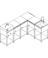 L-Format Utekök - System L