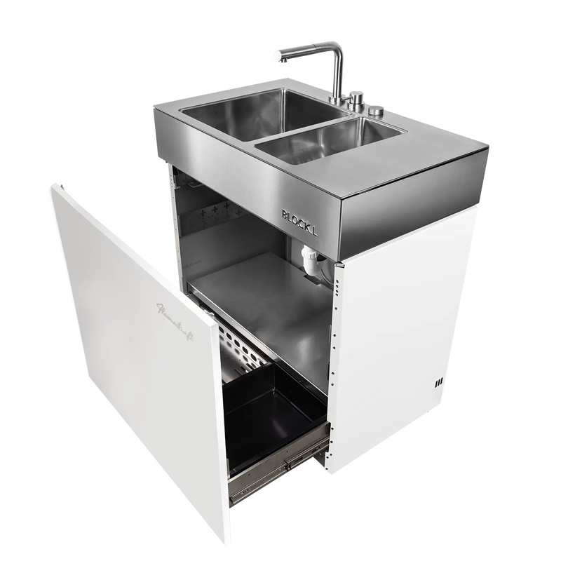 Vaskmodul Block L - #3 Ivory White
