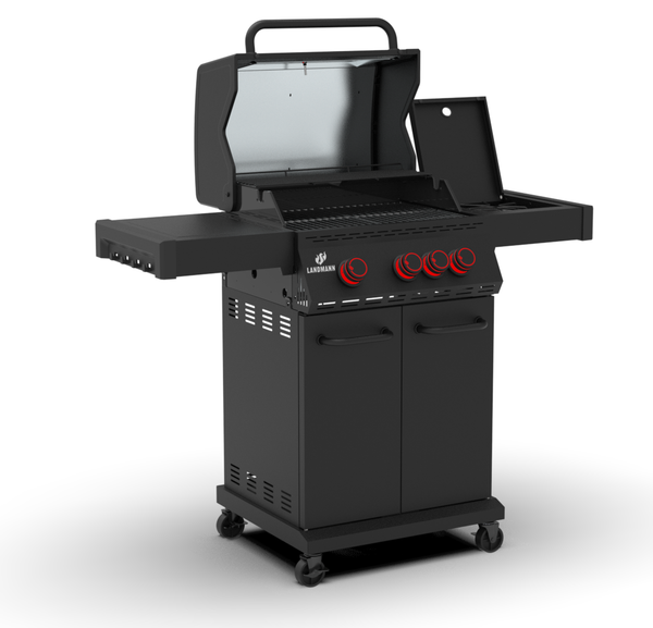 Gas Barbeque Black 3.1 CooK - Inklusive Skyddsöverdrag