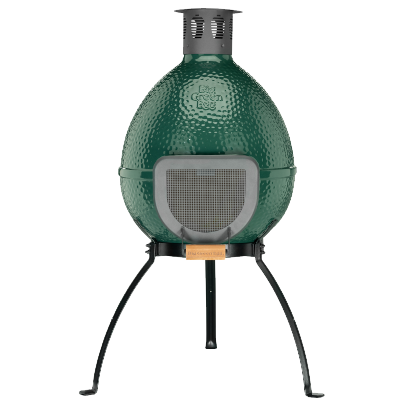 Big Green Egg Chiminea – Elegant ute­el­dstad i keramik (Limited ...