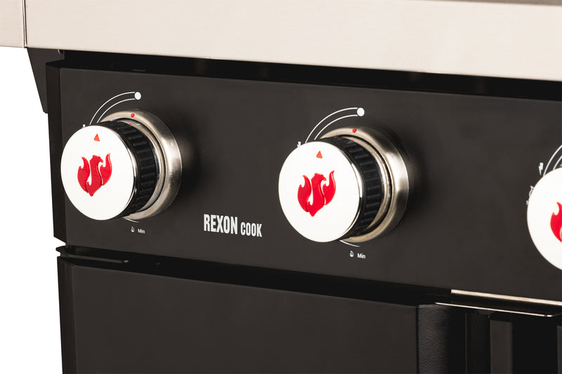 Gasgrill Rexon cook 4.1 Modulus Black 11501 - Facelift 2023