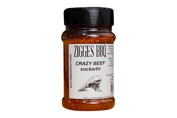 Zigges BBQ Krydderier - Crazy Beef 200g